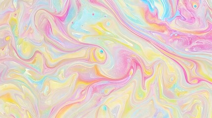 Canvas Print - Soft Pastel Fluid Gradient Background with Grainy Texture Effects