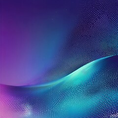 Canvas Print - Vibrant Colorful Gradient Background in Blue, Purple and Green Hues