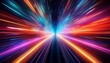 © Ellis - a futuristic whoosing background space blur with vibrant colors