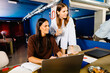 © Adrian Rodd/Stocksy - Creative female colleagues listening attentively during a work meeting