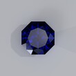 © charoenrit - Octagon cut blue sapphire top view