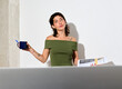 © Guille Faingold/Stocksy - businesswoman during a video conference