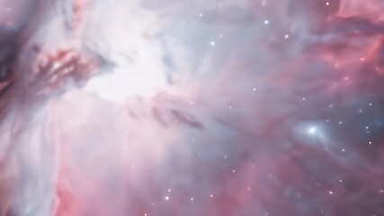 Wall Mural - Vast Cosmic Nebula with Swirling Colors and Distant Stars.