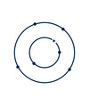 © ian - Dynamic orbiting structure, network of interconnected points, symbolizing connectivity, motion, and modern technology solutions, innovation, future Aesthetic