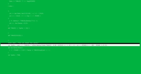 Wall Mural - Animation of data processing on black background