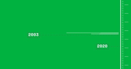 Wall Mural - Animation of moving diagrams and numbers on black background