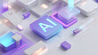 © fadi - Interact with AI artificial intelligence virtual assistant chatbot in concept of AI artificial intelligence prompt engineering,AI deep learning to use generative AI for work support.