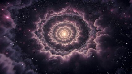 Wall Mural - Cosmic Vortex Space Galaxy Nebula Abstract Celestial Universe