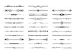 © Дмитрий - Set Black Simple Line Collection Doodle Border Elements Vector Design Style Sketch Isolated Illustration For Banner