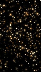 Wall Mural - Festive sparkling stars Celebration message overlay animation VERTICAL