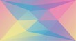 © Tharusha Bandara - Abstract polygonal gradient with depth illusion, pastel color palette