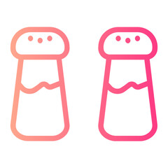 Wall Mural - salt and pepper gradient icon