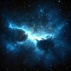 Wall Mural - a breathtaking cosmic landscape showcasing dark regions, gas emissions, and distant stars in space