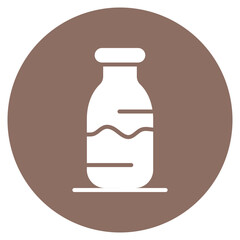 Wall Mural - Milk Bottle icon vector image. Can be used for Morning and Breakfast.