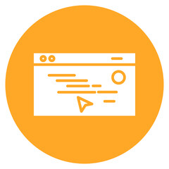 Wall Mural - Backend Development icon vector image. Can be used for Computer Programming.