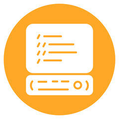 Wall Mural - Code Terminal icon vector image. Can be used for Computer Programming.