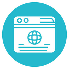 Wall Mural - Page Address icon vector image. Can be used for Web Marketing.