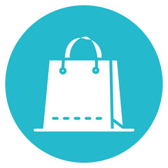 Wall Mural - Shopping Bag icon vector image. Can be used for Shopping and Ecommerce.