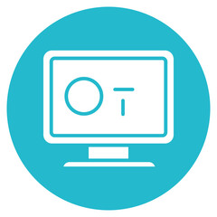 Wall Mural - Virtual Lab icon vector image. Can be used for Lab.