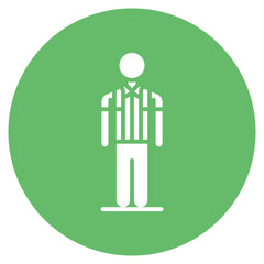 Wall Mural - Referee icon vector image. Can be used for Volleyball.