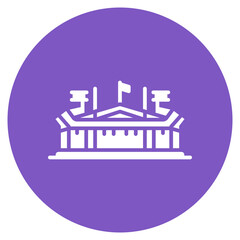 Wall Mural - Stadium icon vector image. Can be used for Volleyball.