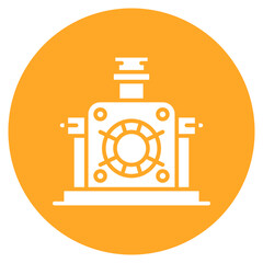 Wall Mural - Gas Carburising Furnace icon vector image. Can be used for Mettalurgy.