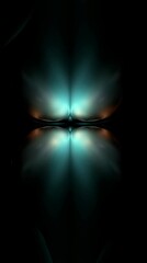 Wall Mural - Abstract glowing neon light curves moving on dark textured background. Dynamic digital art motion for sci-fi, technology presentation animation.