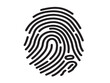 © Sajib - Biometrics icon 2D vector line art in a clean minimalist identification graphic