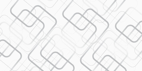 Wall Mural - Gradient white monochrome background vector design white abstract concept natural line simple art illustrations texture space circle wall