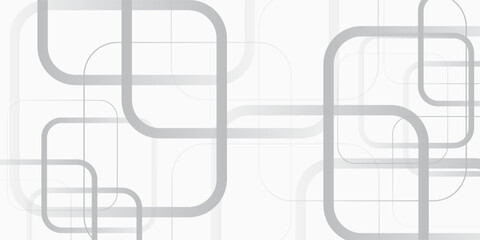 Wall Mural - Gradient white monochrome background vector design white abstract concept natural