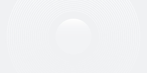 Wall Mural - White illustrations geometric abstract background overlap layer on bright circle element