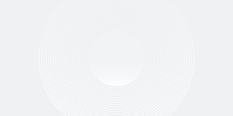 Wall Mural - White illustrations geometric abstract background overlap layer on bright circle