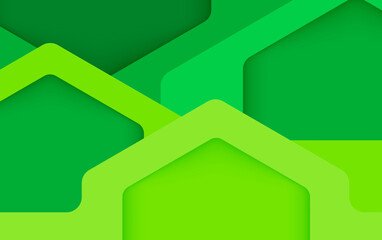 Wall Mural - Green abstract background vector illustration