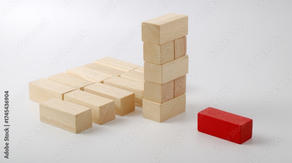 apart,collapsed,block,blocks,toy,wooden,stack,childhood,construction ...