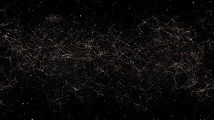 Wall Mural - Cosmic web shows interconnected cosmic structures in deep space.