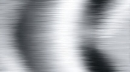 Wall Mural - Polished Silver Surface with Soft Brushed Texture in Low Resolution