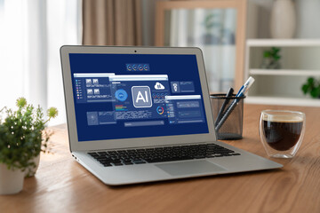 Generative AI virtual assistant tools for prompt engineer and user for ease of engage artificial intelligence AI technology help people to work with generative AI functions by prompting the AI brisk