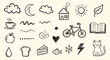 © godsfavoritearts - Hand Drawn Doodle Icon Set