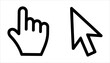 © Creative Tania - Cursor Icon Vector, Pointer Click Illustration, Hand Mouse Symbol.
