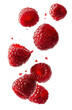 © PNG Land - rasberry falling isolated on transparent background