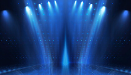 Wall Mural - Abstract futuristic neon background, glow, light reflection.