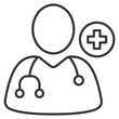 © RiskiAyu - Doctor Outline Icon