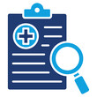 © RiskiAyu - Diagnosis Flat Blue Icon