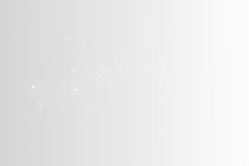 Wall Mural - Glittering golden confetti PNG with glowing stardust overlay, soft light flare, and luxury illumination effect.
