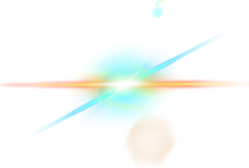 Wall Mural - Special lens flare effect for overlay background, sun flares and sun beam rays effect, neon lighting effects rays, glowing flares on transparent background 