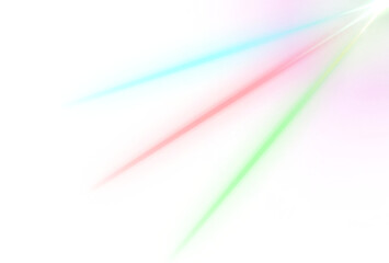 Wall Mural - Neon special flares overlay effect png, sun flares and sun rays, camera lens flare effect, light leaks glowing photo overalay effect, transparent background 