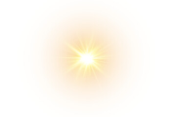 Wall Mural - Beautiful sunlight rays with soft flare