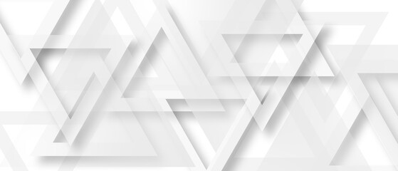 Wall Mural - white abstract background overlap layer on bright space with cutout shape effect decoration