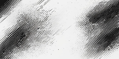 Black and white spiderweb closeup with dew drops and abstract pattern