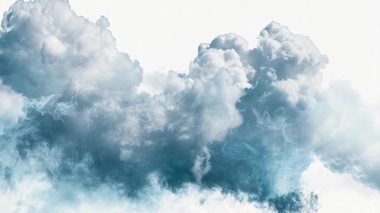 Wall Mural - video A commercial airliner soaring through a cloudy sky